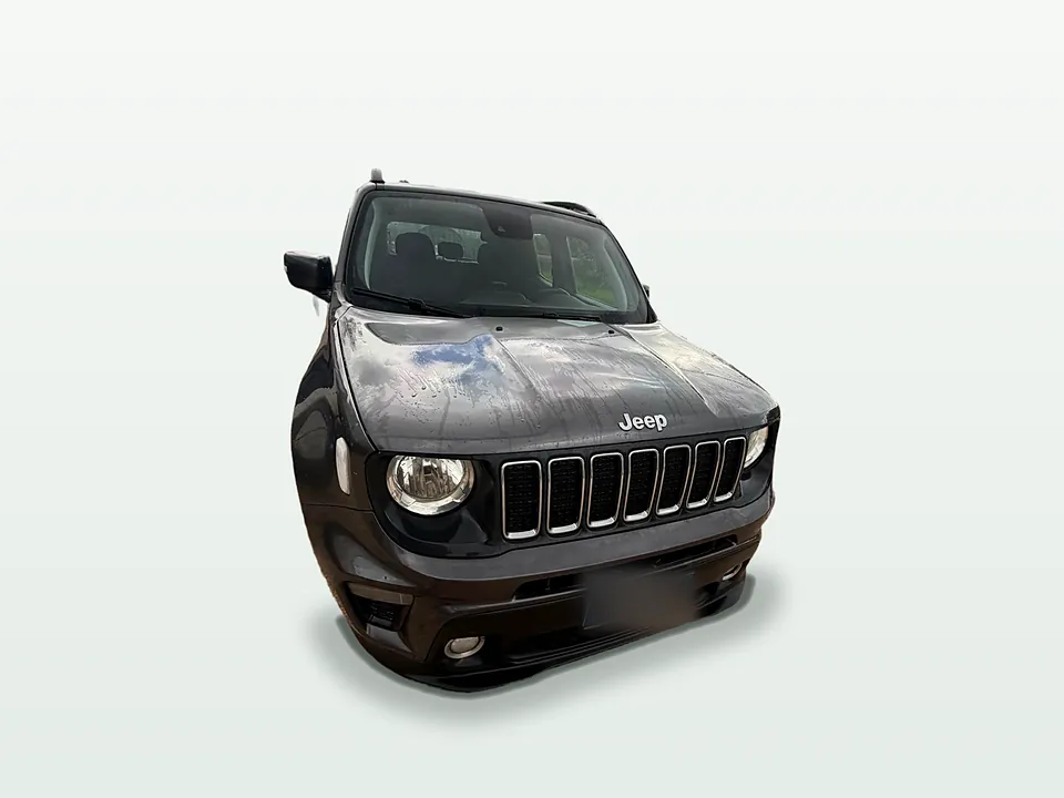 Jeep Renegade grigio scuro a noleggio da Tash Autonoleggio a Latina, SUV compatto a cinque posti